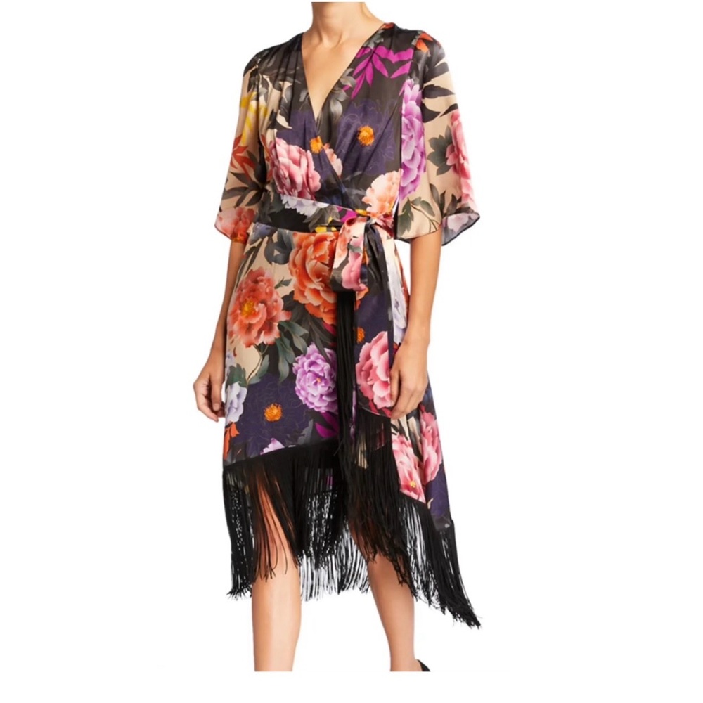 Kobi Halperin Floral Midi Dress